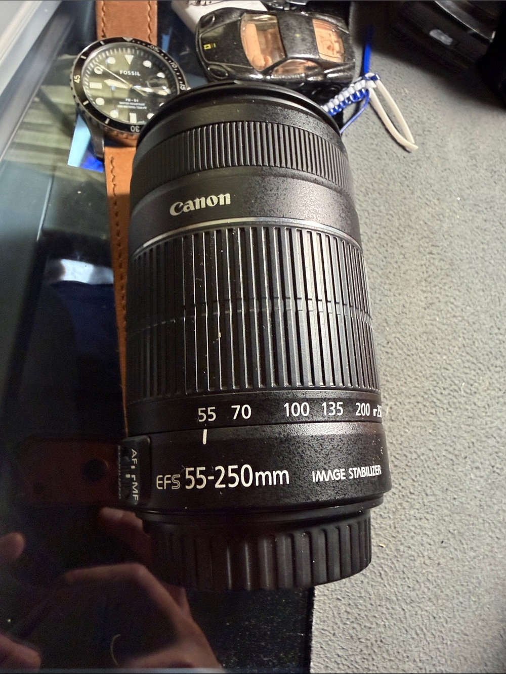 Canon 55-250mm EF-S Telephoto Zoom Lens - Black